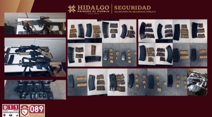 En coordinación operativa, Gabinete de Seguridad da golpe contra la delincuencia en Tepetitlán