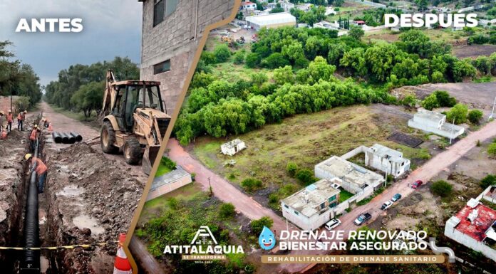 Gobierno de Atitalaquia prioriza al Pueblo con nueva obra de drenaje en Tlamaco