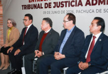 Menchaca Salazar entrega nuevas instalaciones al Tribunal de Justicia Administrativa