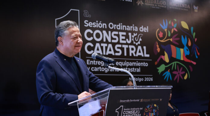 Julio Menchaca apuesta por modernización catastral en Hidalgo