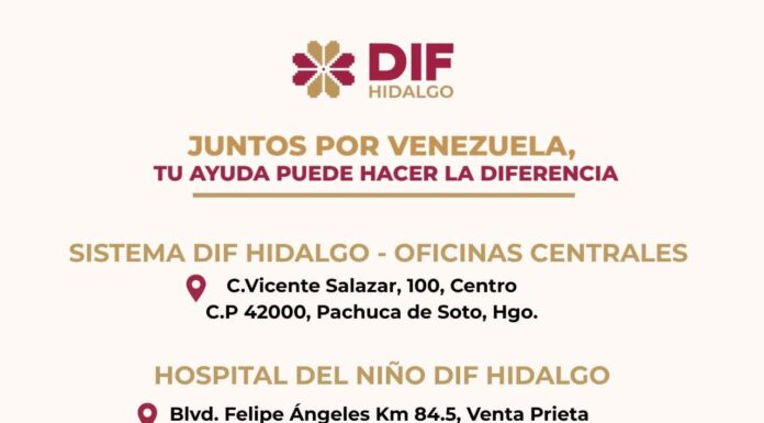 DIF Hidalgo inicia campaña de acopio para apoyar a familias de Venezuela