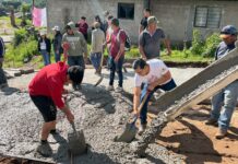 De la mano el pueblo y el gobierno trabajando