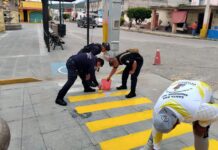 ¡Tepetitlán recupera espacios seguros! Rehabilitan pasos peatonales y mejoran la imagen del Palacio Municipal