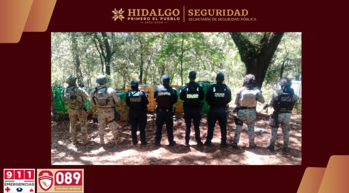 Tecnología aérea de la SSPH permite ubicar hidrocarburo robado en Cuautepec, Hidalgo