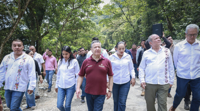 Julio Menchaca arranca las Rutas de la Reconstrucción en la Sierra Gorda hidalguense