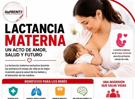 La lactancia materna, clave para la salud de madres y bebés