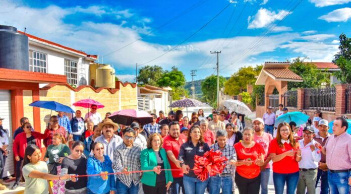 Nueva inaguracion de pavimentacion en Tepetitlan