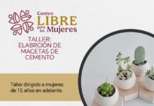 Taller en Tepetitlan para elaboración de macetas