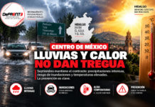 Septiembre entre el agua y el calor: el centro de México entra a semanas de alta vigilancia meteorológica