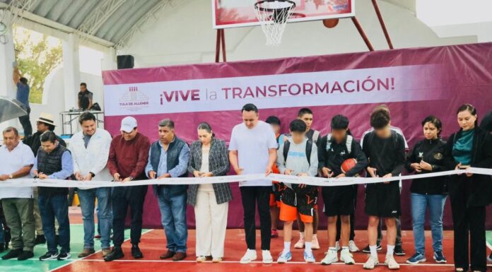 Renacen las canchas en Tula con nueva vida para los jóvenes