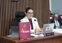 Fortalece Hidalgo infraestructura médica, vacunación, programas preventivos y atención en comunidades: Vanesa Escalante comparece ante diputados locales.